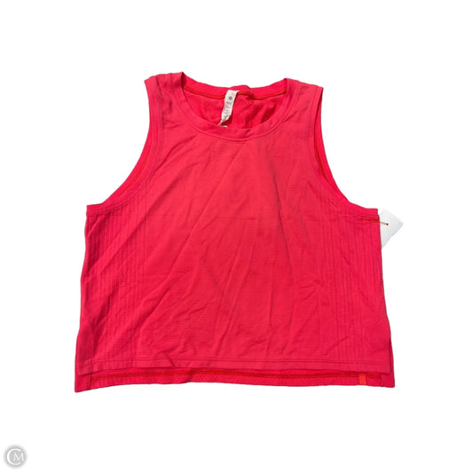 Athletic Tank Top By Lululemon In Pink, Size: S