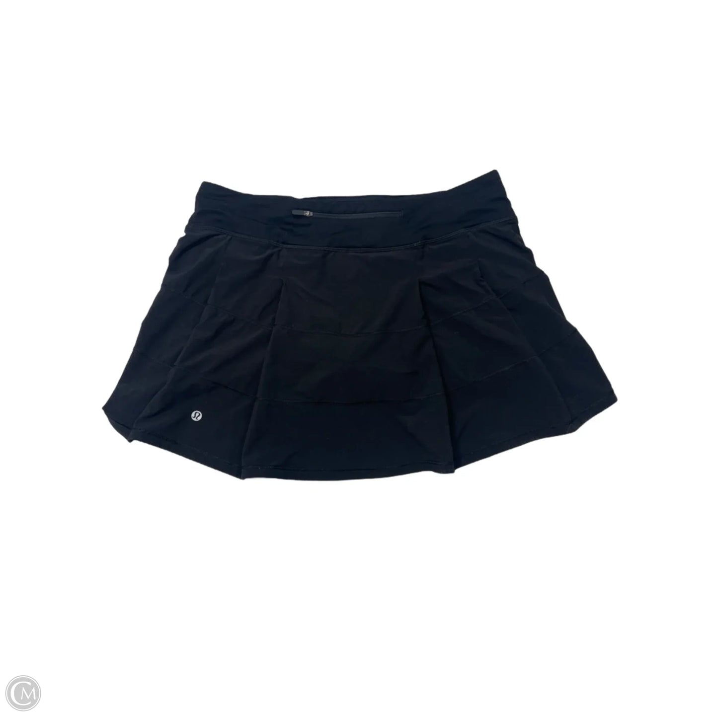 Athletic Skort By Lululemon In Black, Size: M