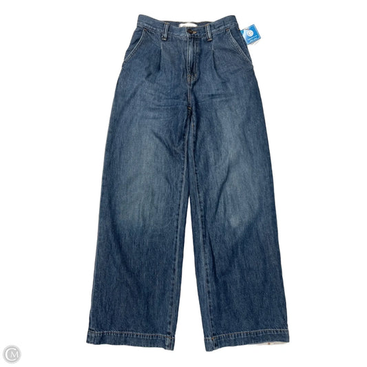 Jeans Wide Leg By Madewell In Blue, Size: 0