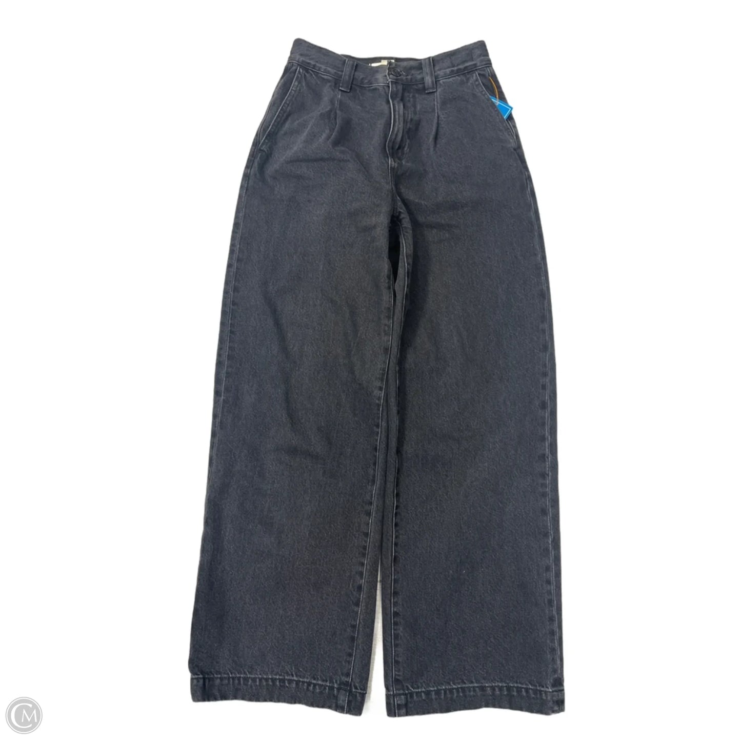 Jeans Wide Leg By Madewell In Black, Size: 0