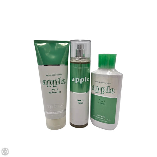 New! Apple 3 Pc. Set By Bath And Body Works