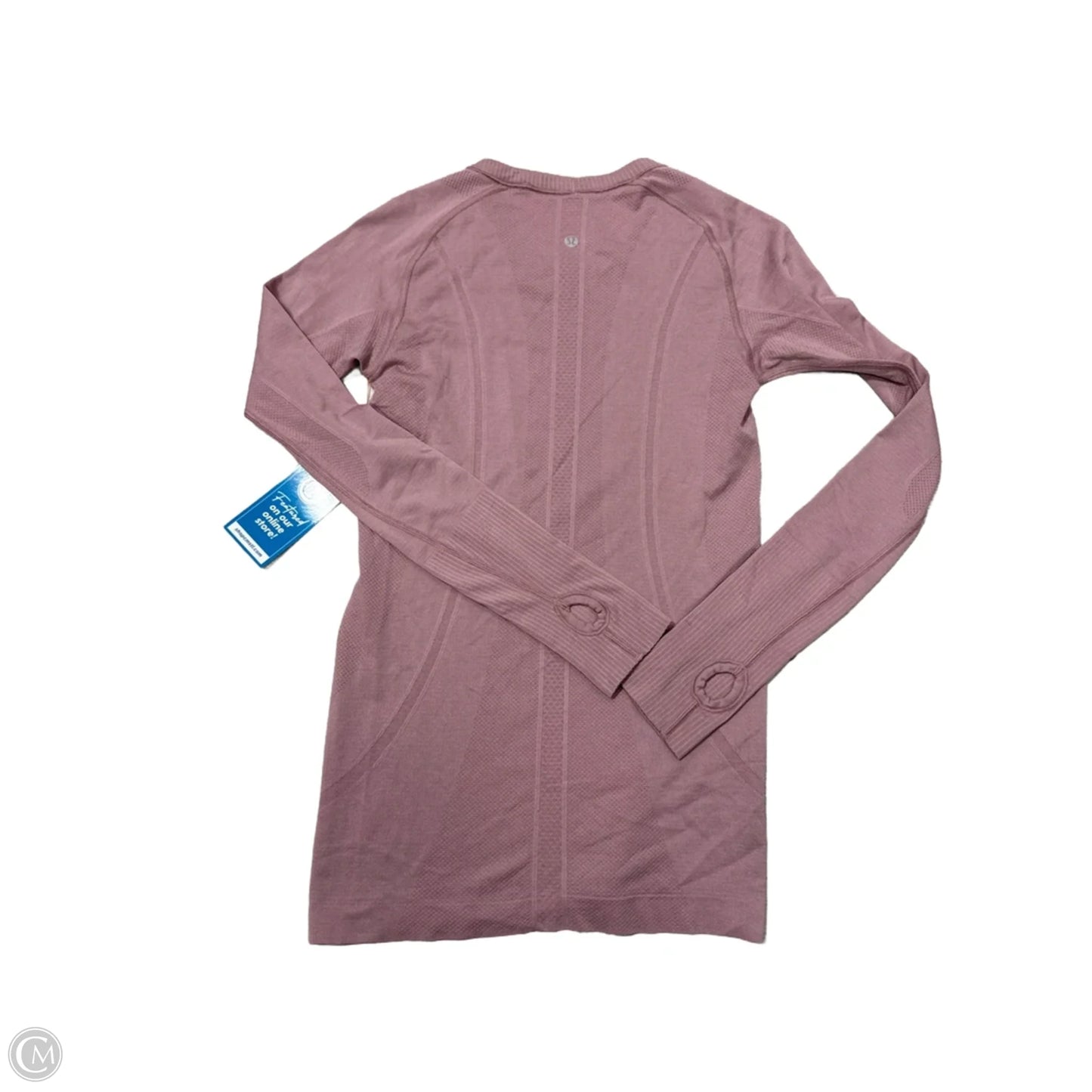 Athletic Top Long Sleeve Crewneck By Lululemon In Pink, Size: S