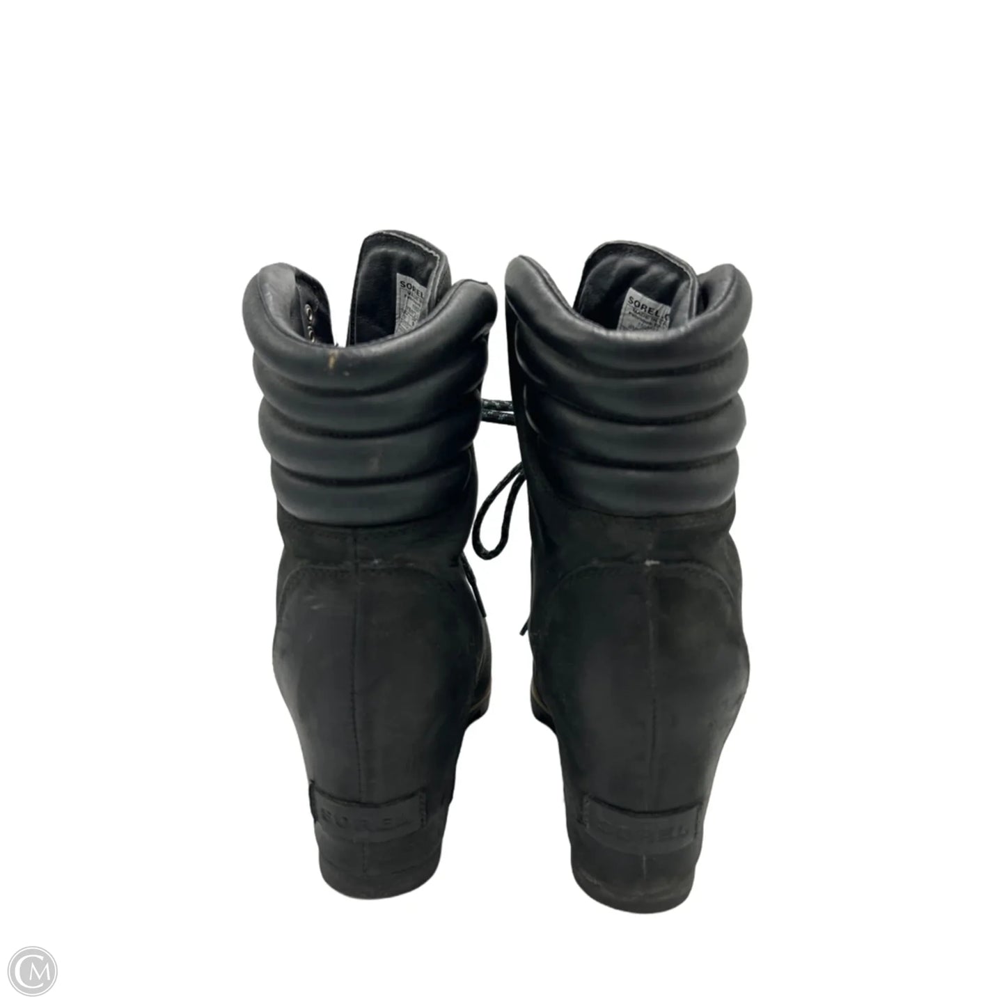 Boots Ankle Heels By Sorel In Black, Size: 11