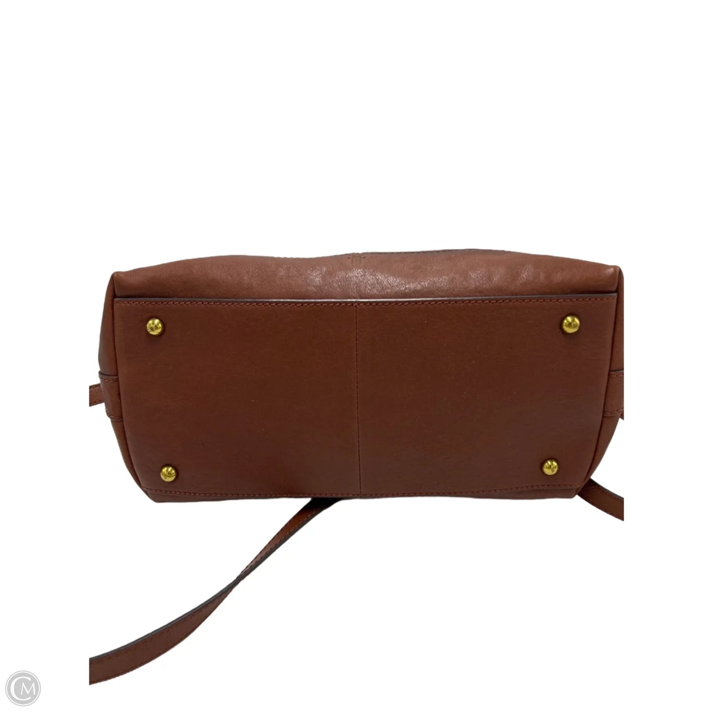 Frye Leather Ring Dome Designer Satchel Handbag