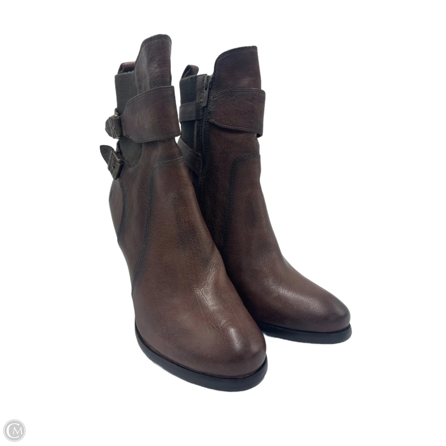 Boots Designer By Frye In Brown, Size: 11