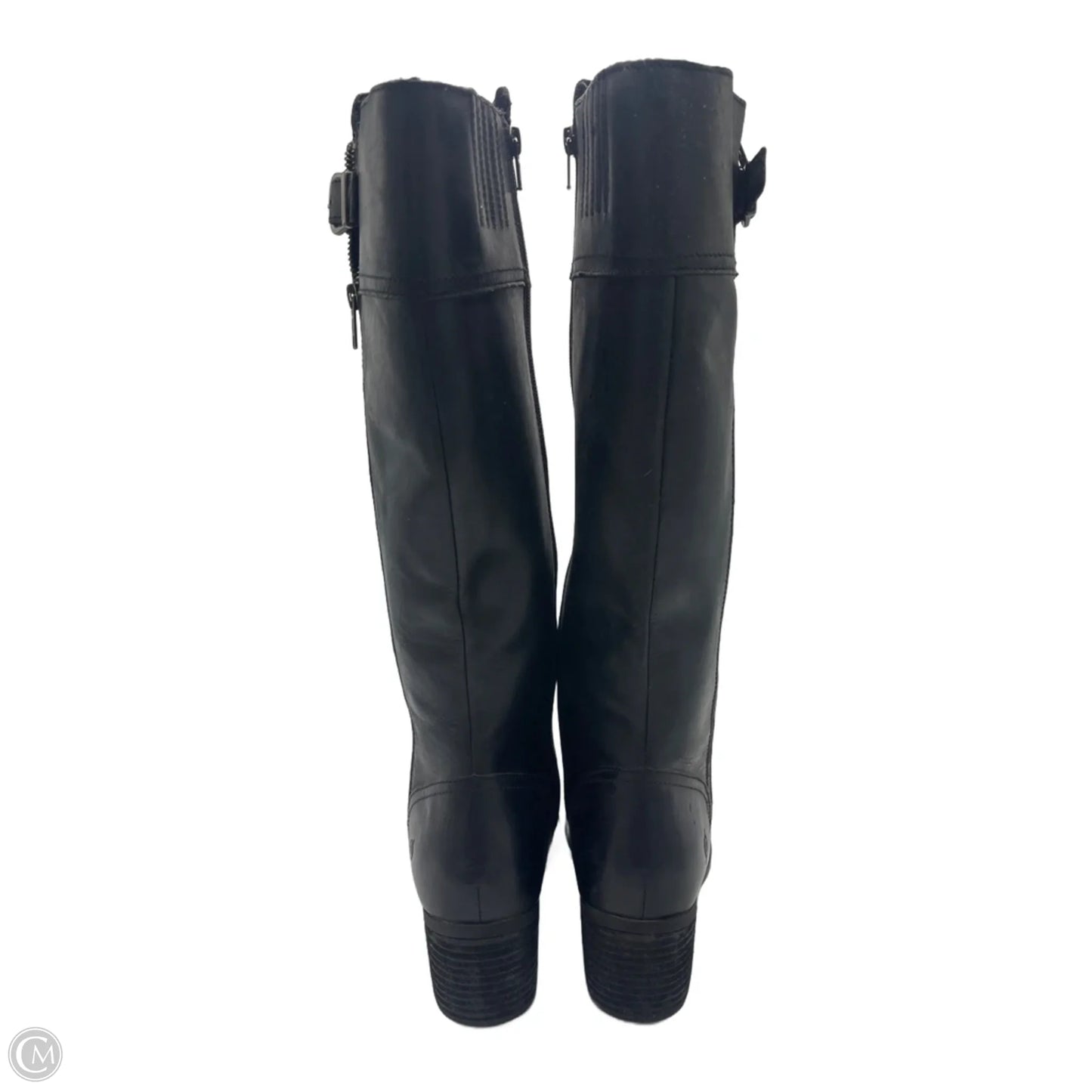 Boots Knee Flats By Born In Black, Size: 12