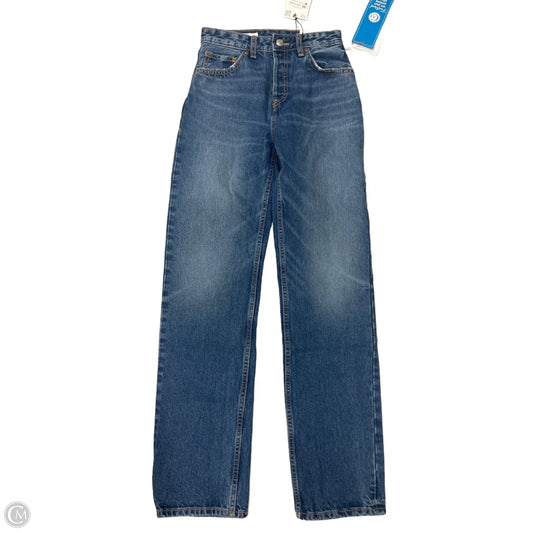 Jeans Straight By Zara In Blue, Size: 0