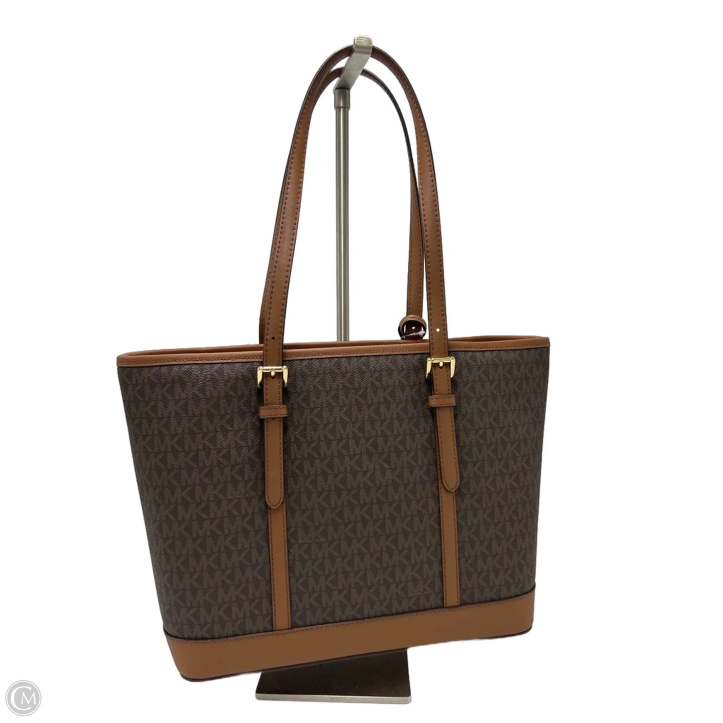 NEW! Logo Print Handbag By Michael Kors