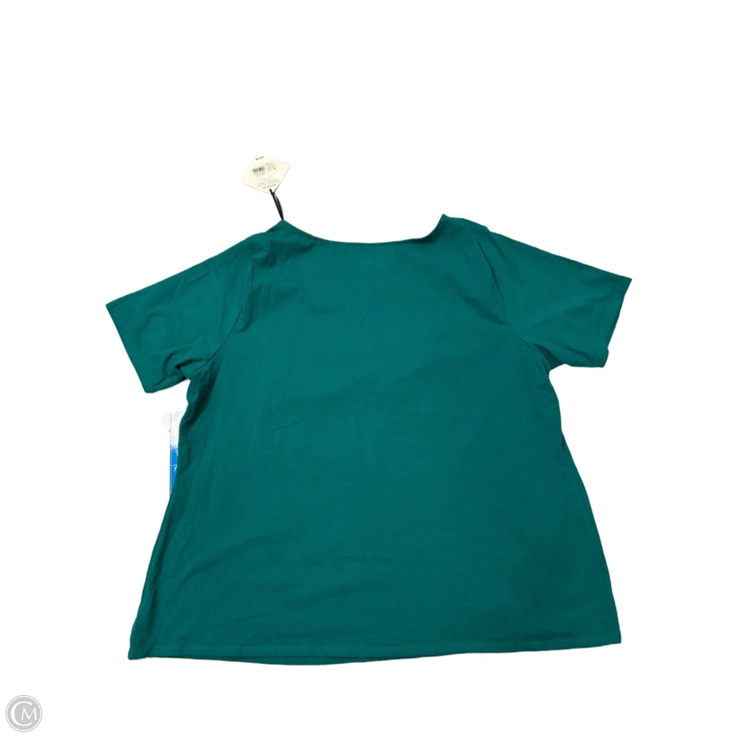 New! Top Short Sleeve By Ava & Viv In Teal, Size: 4x