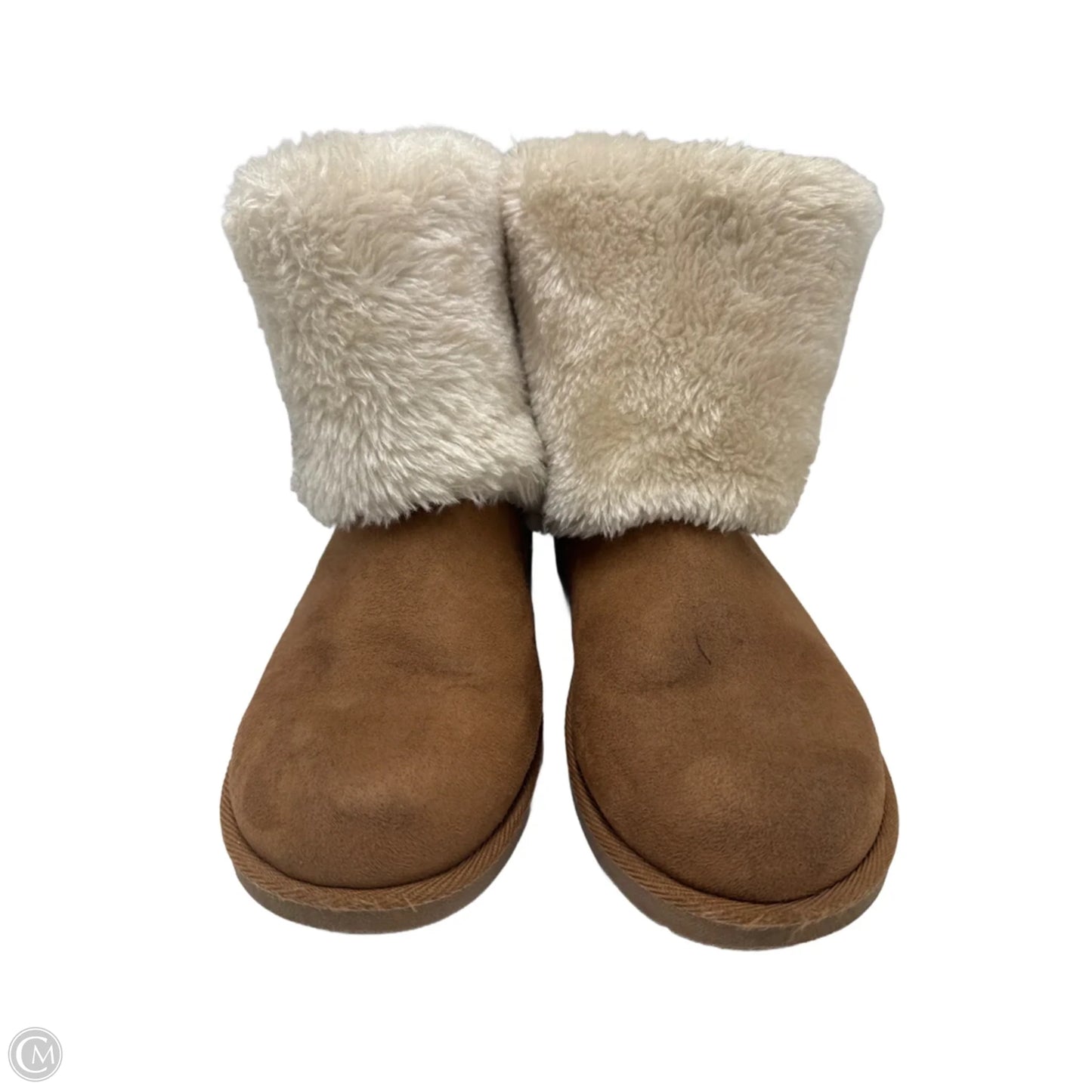 Boots Faux Furr By Makalu In Brown, Size: 7.5