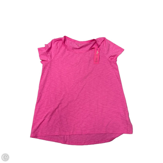 New! Top Short Sleeve Designer By Lilly Pulitzer In Pink, Size: Xl