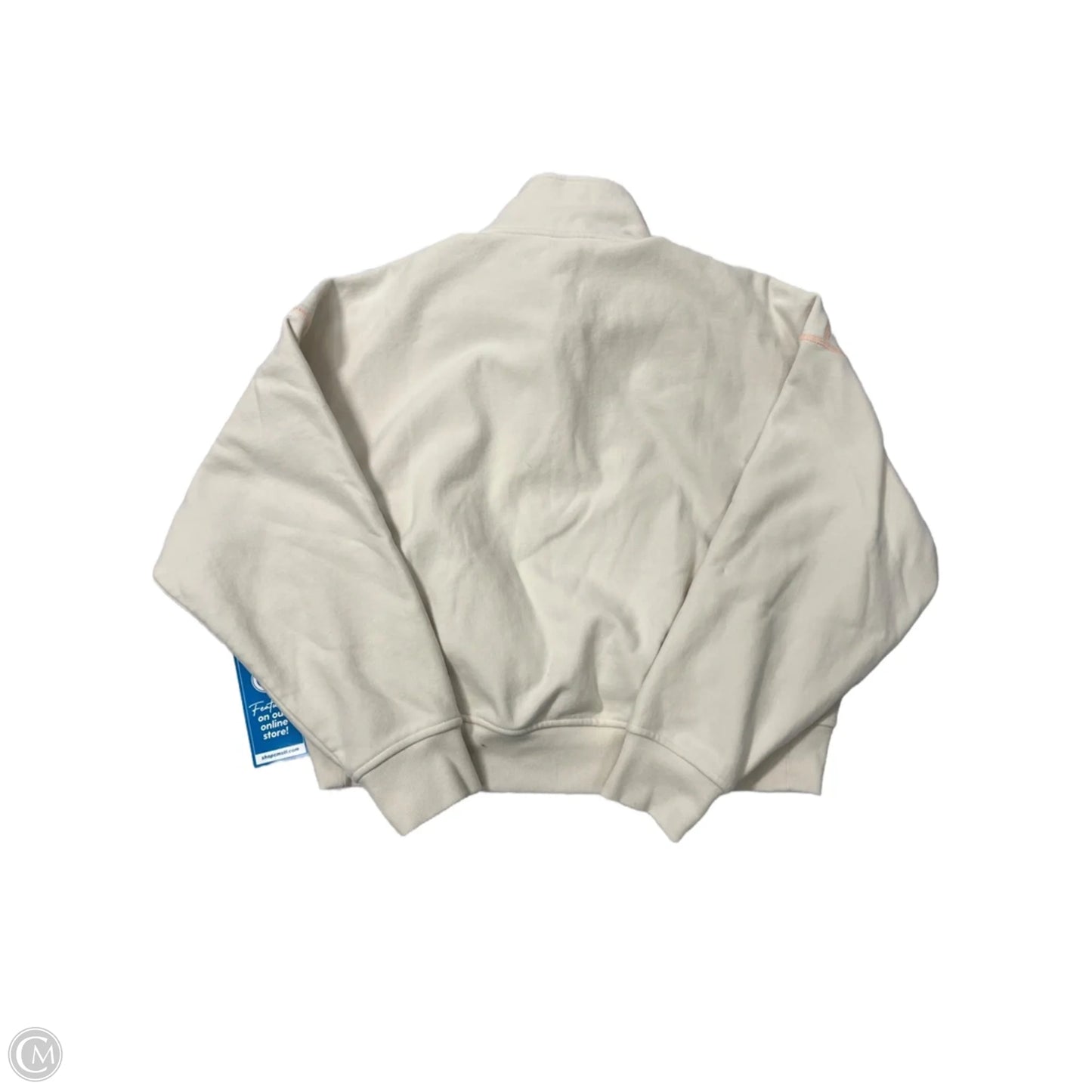 Athletic Sweatshirt Collar By Athleta In Cream, Size: L