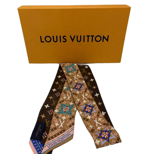 Louis Vuitton Flowers Forever Silk Bandeau Luxury Scarf