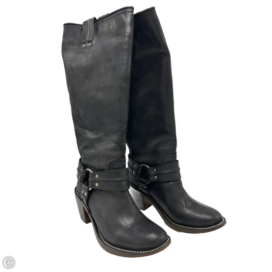 Boots Designer By Frye In Black, Size: 8