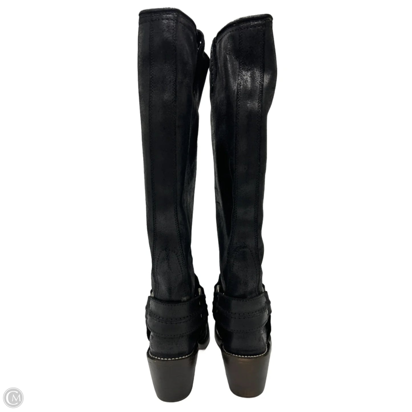 Boots Designer By Frye In Black, Size: 8