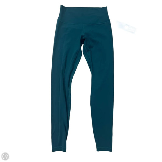 Athletic Leggings By Lululemon In Teal, Size: M