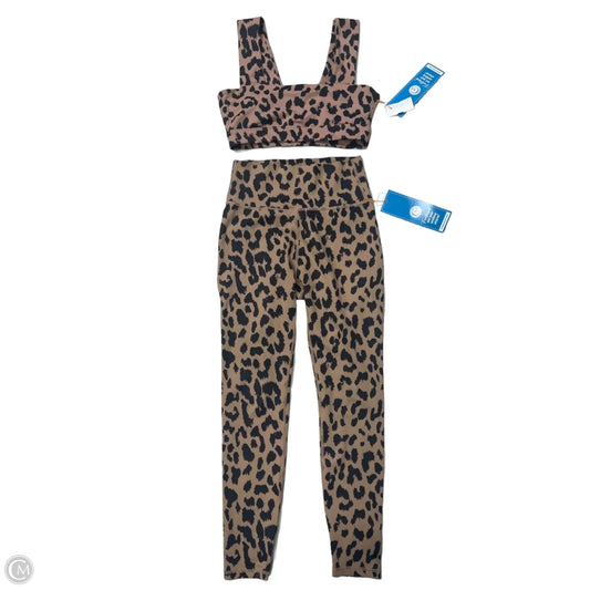 Athletic Pants 2pc By All Fenix In Animal Print, Size: M