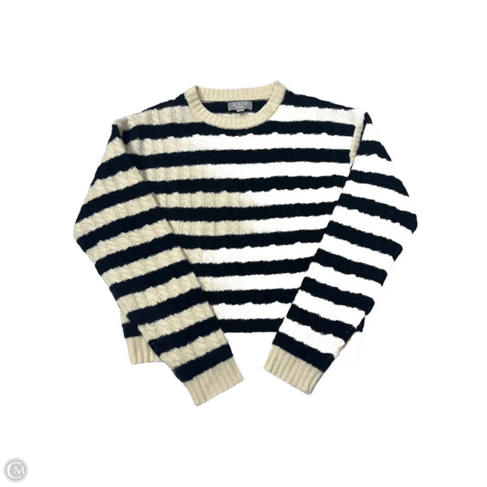 Sweater Cashmere By J. Crew In Black & Cream, Size: Xs