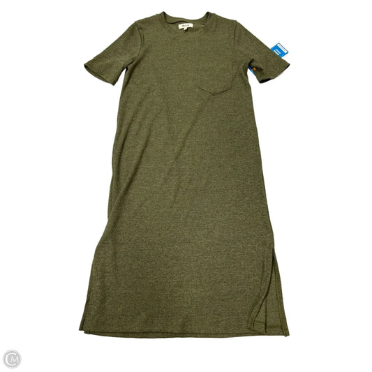 Dress Casual Midi By Madewell In Green, Size: S