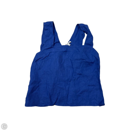 Top Sleeveless By Madewell In Blue, Size: S