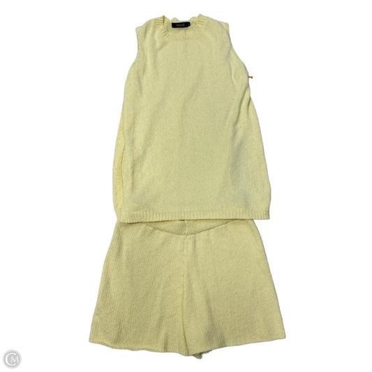 Shorts Set By Nenona In Yellow, Size: L