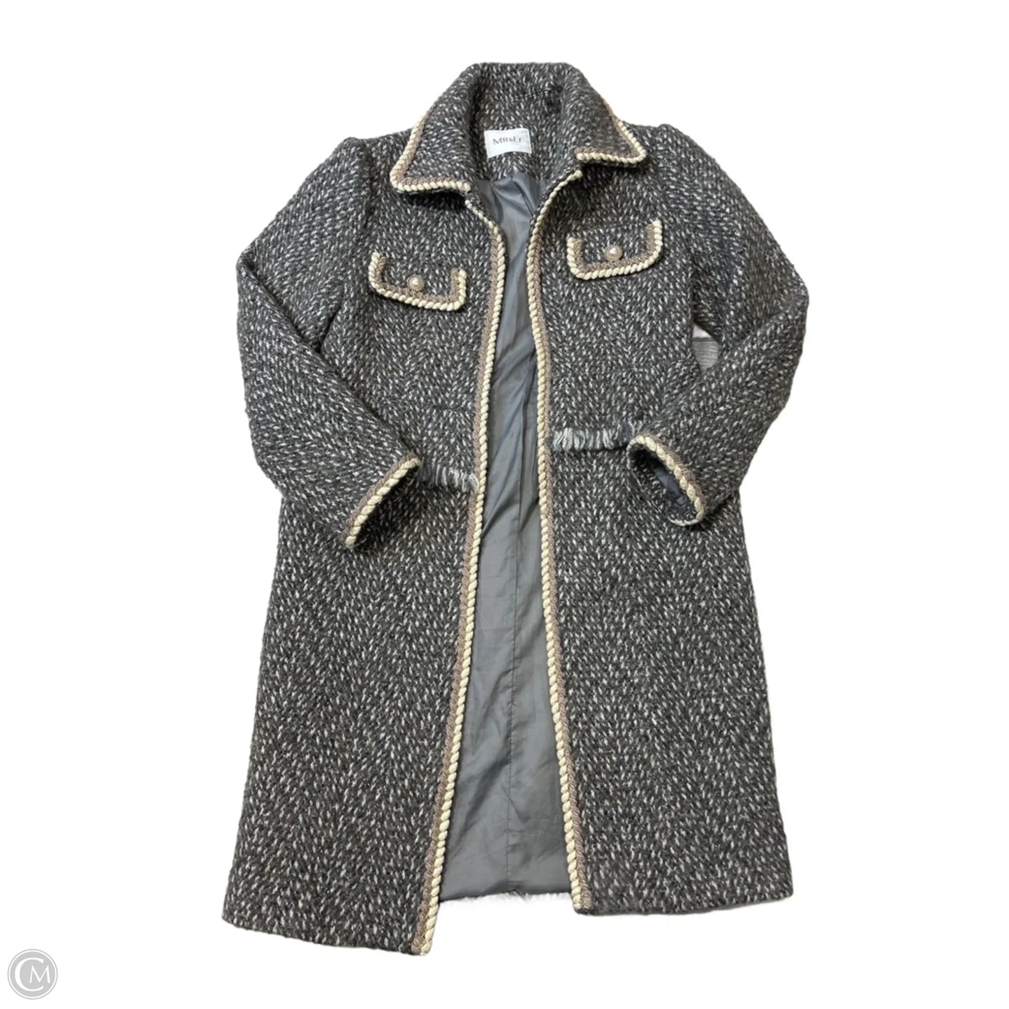 Coat Peacoat By MR & ER In Grey, Size: S