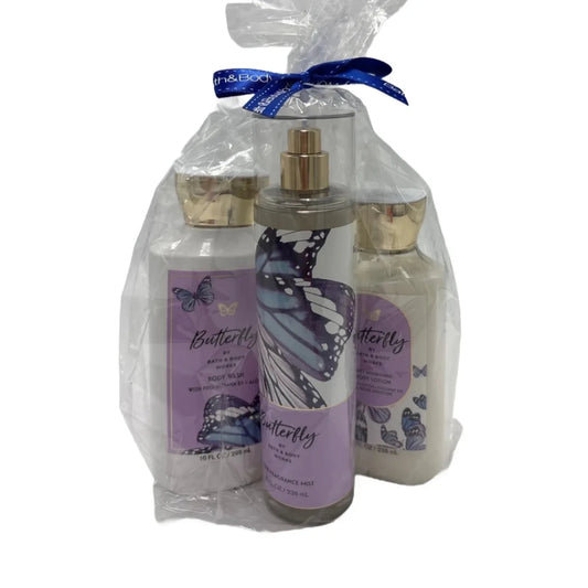 New! Butterfly 3pc. Fragrance By Bath And Body Works