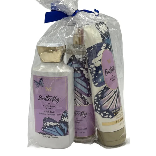 New! Butterfly 3pc. Fragrance Set By Bath And Body Works