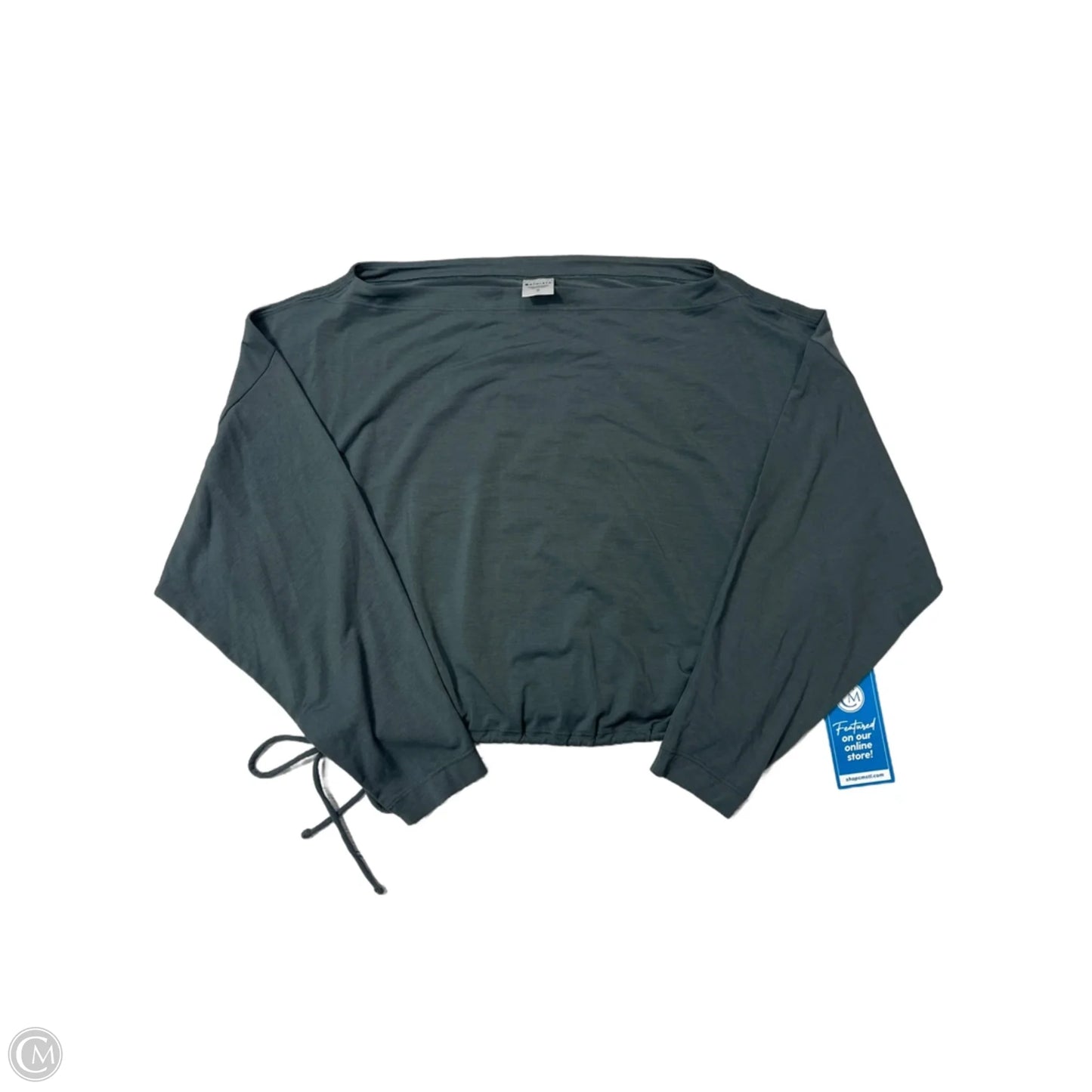 Athletic Top Long Sleeve Crewneck By Athleta In Teal, Size: Xs