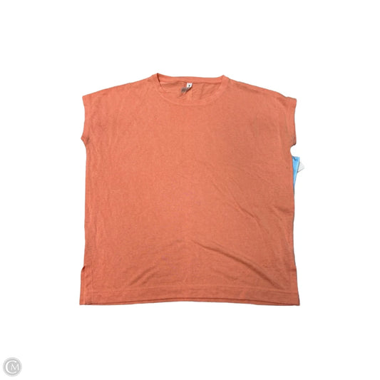 Athletic Top Short Sleeve By Athleta In Coral, Size: Xs
