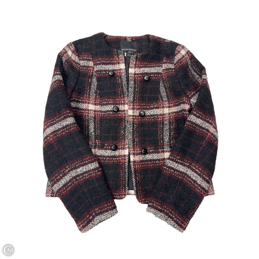 Jacket Other By Banana Republic In Plaid Pattern, Size: L