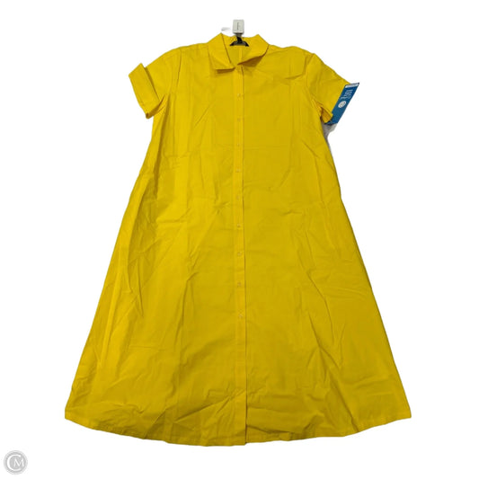 New! Dress Casual Midi By Banana Republic In Yellow, Size: M