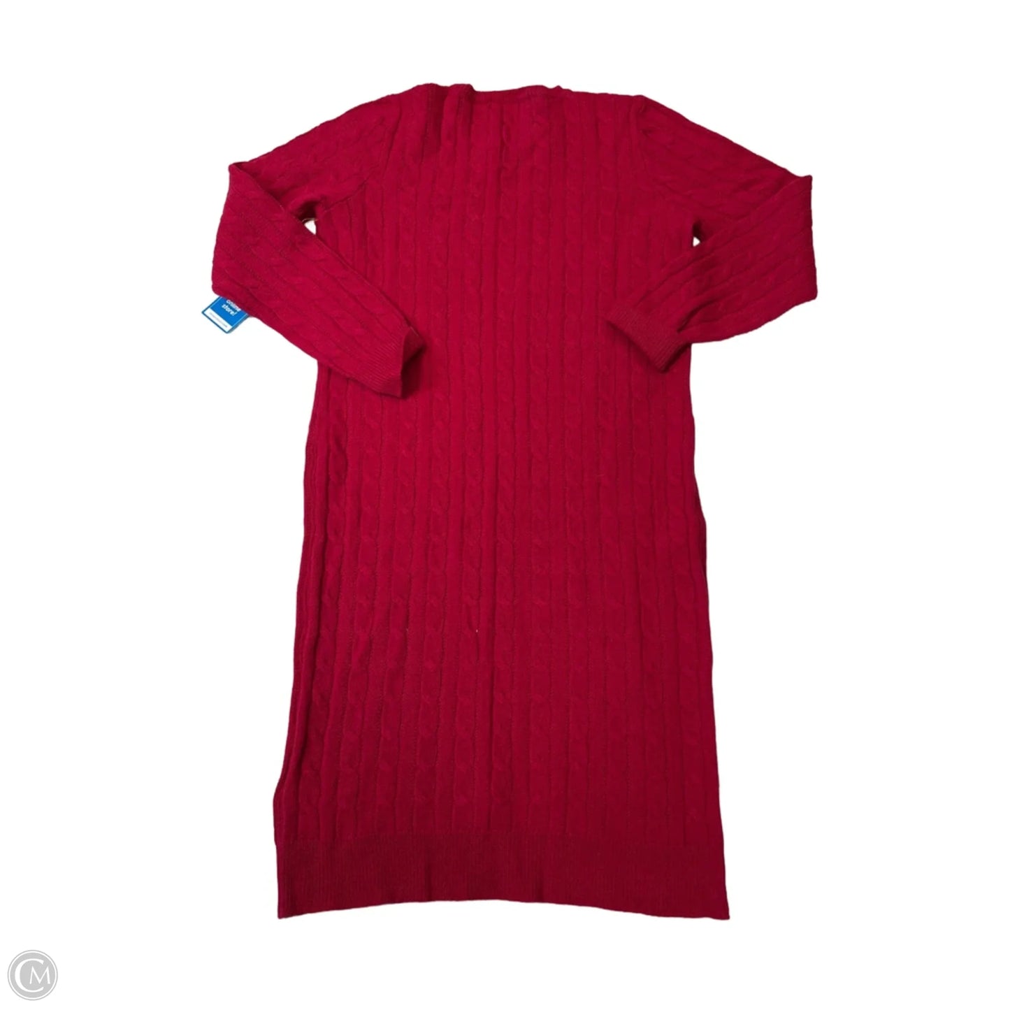 Dress Sweater By Lauren By Ralph Lauren In Red, Size: L