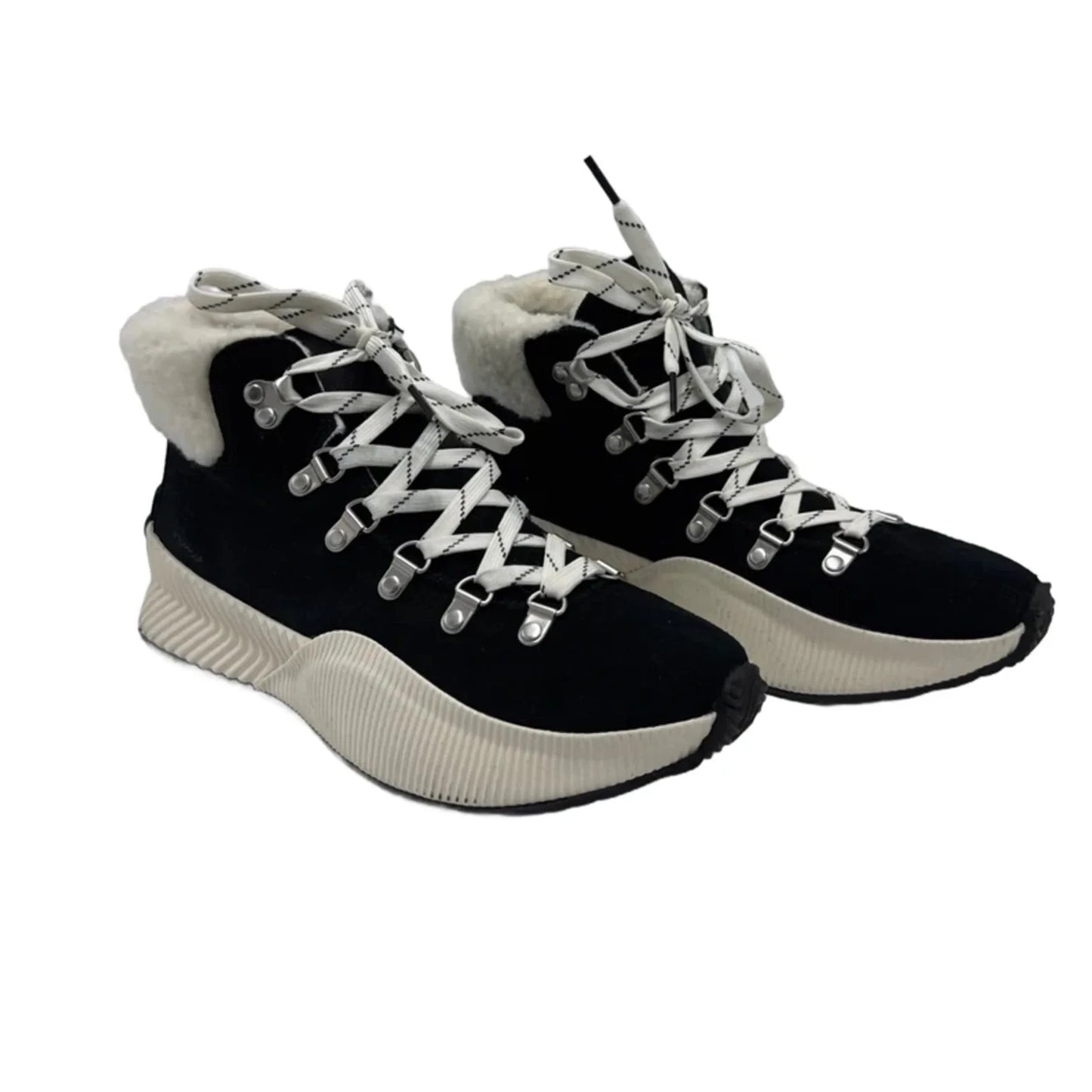 Designer Shoes By Sorel In Black, Size: 9