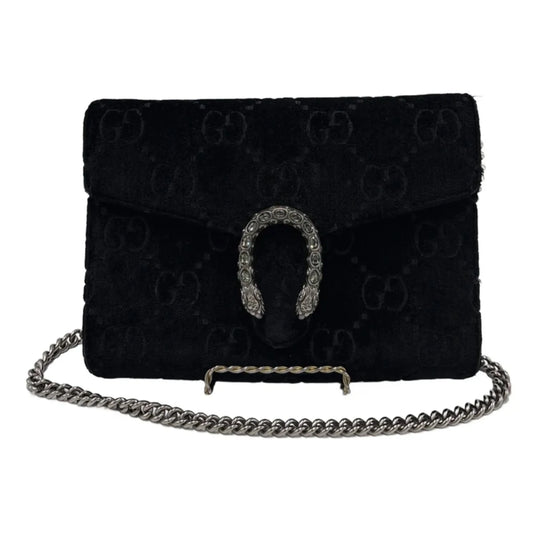 Gucci Dionysus GG Velvet Chain Wallet Luxury Handbag