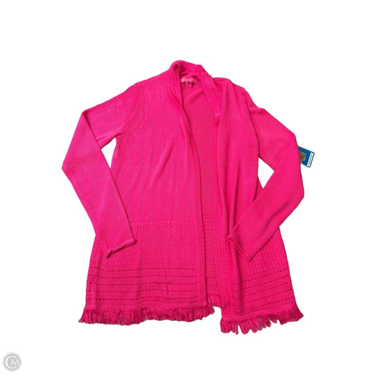 Sweater Cardigan Designer By Lilly Pulitzer In Pink, Size: S
