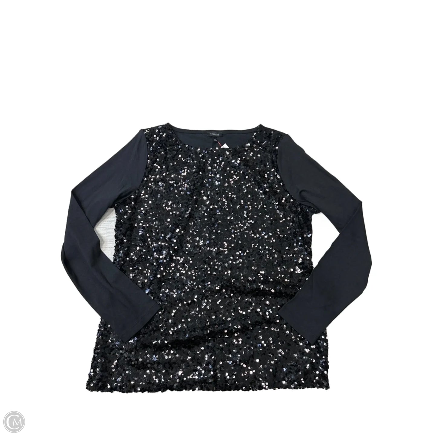 Top Long Sleeve By Talbots In Black, Size: M