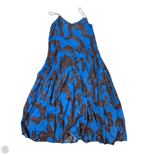 Dress Casual Maxi By Atsu In Blue & Brown, Size: S