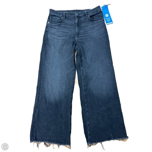 Jeans Cropped By Adriano Goldschmied In Black, Size: 8