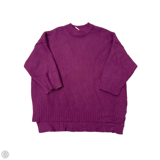 Sweater By Free People In Purple, Size: S