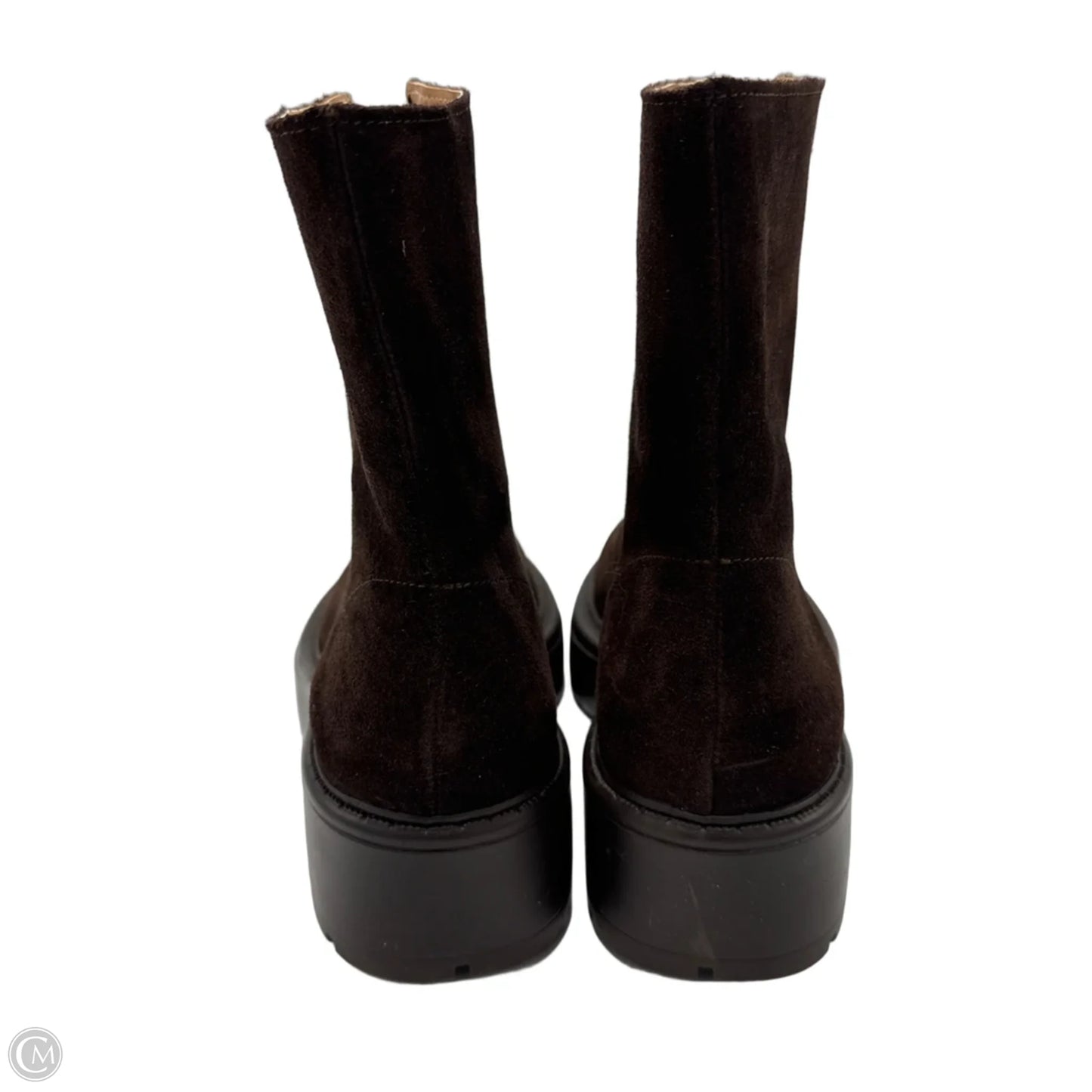 Boots Ankle Flats By Steve Madden In Brown, Size: 6.5