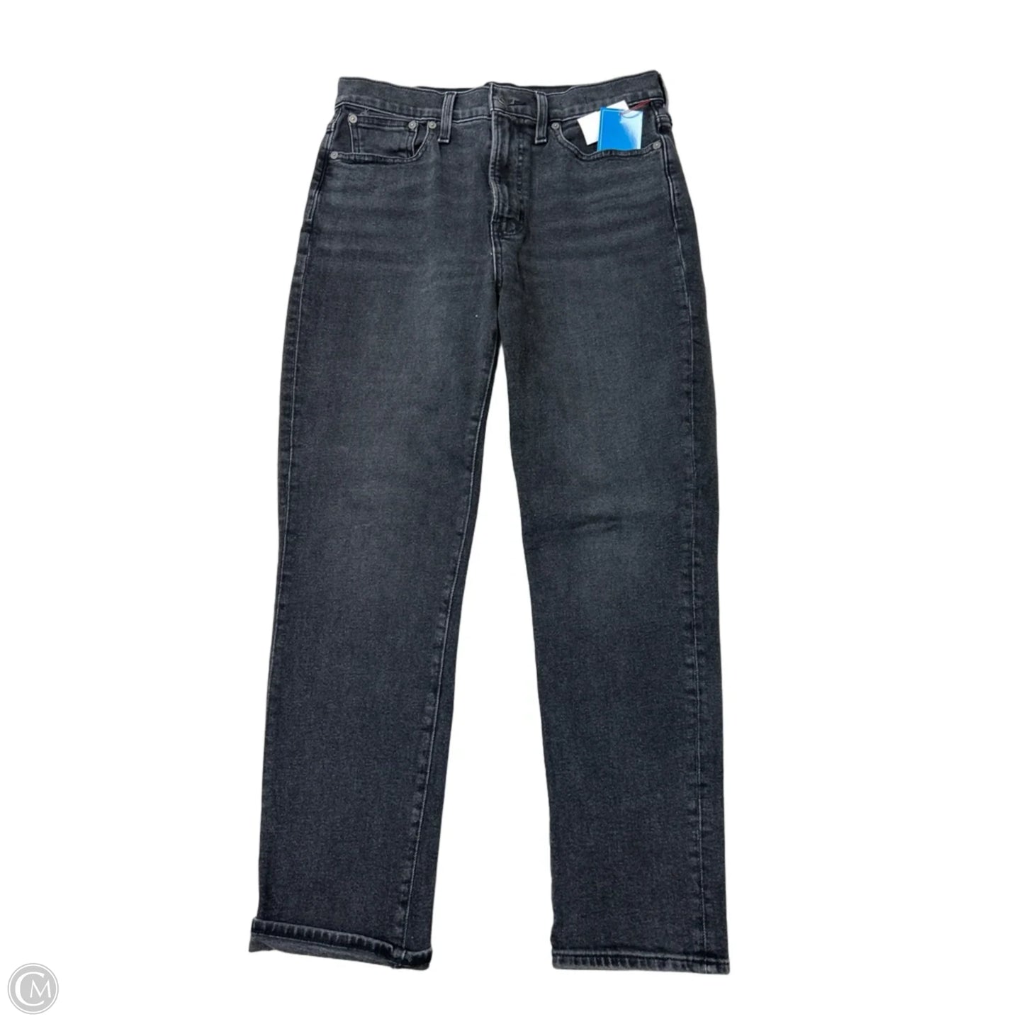 Jeans Straight By Madewell In Black, Size: 6