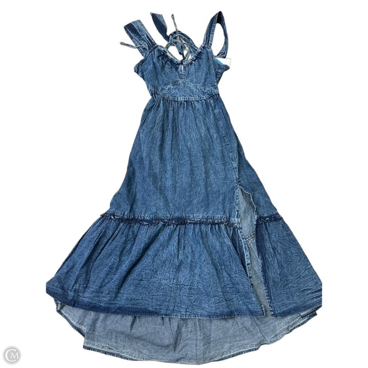 New! Dress Casual Midi By Angie In Blue, Size: M