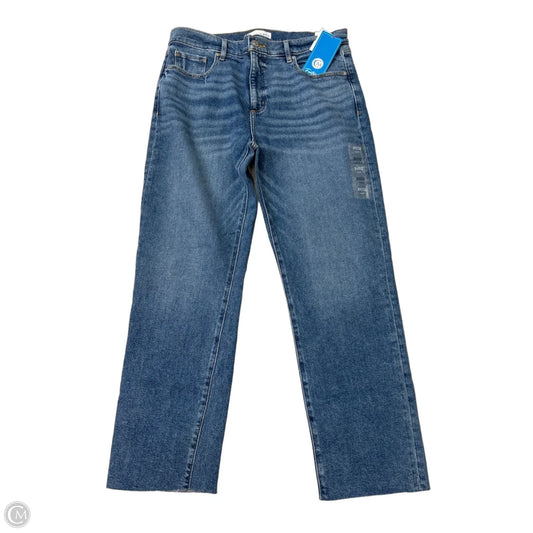 New! Jeans Straight By Loft In Blue, Size: 12