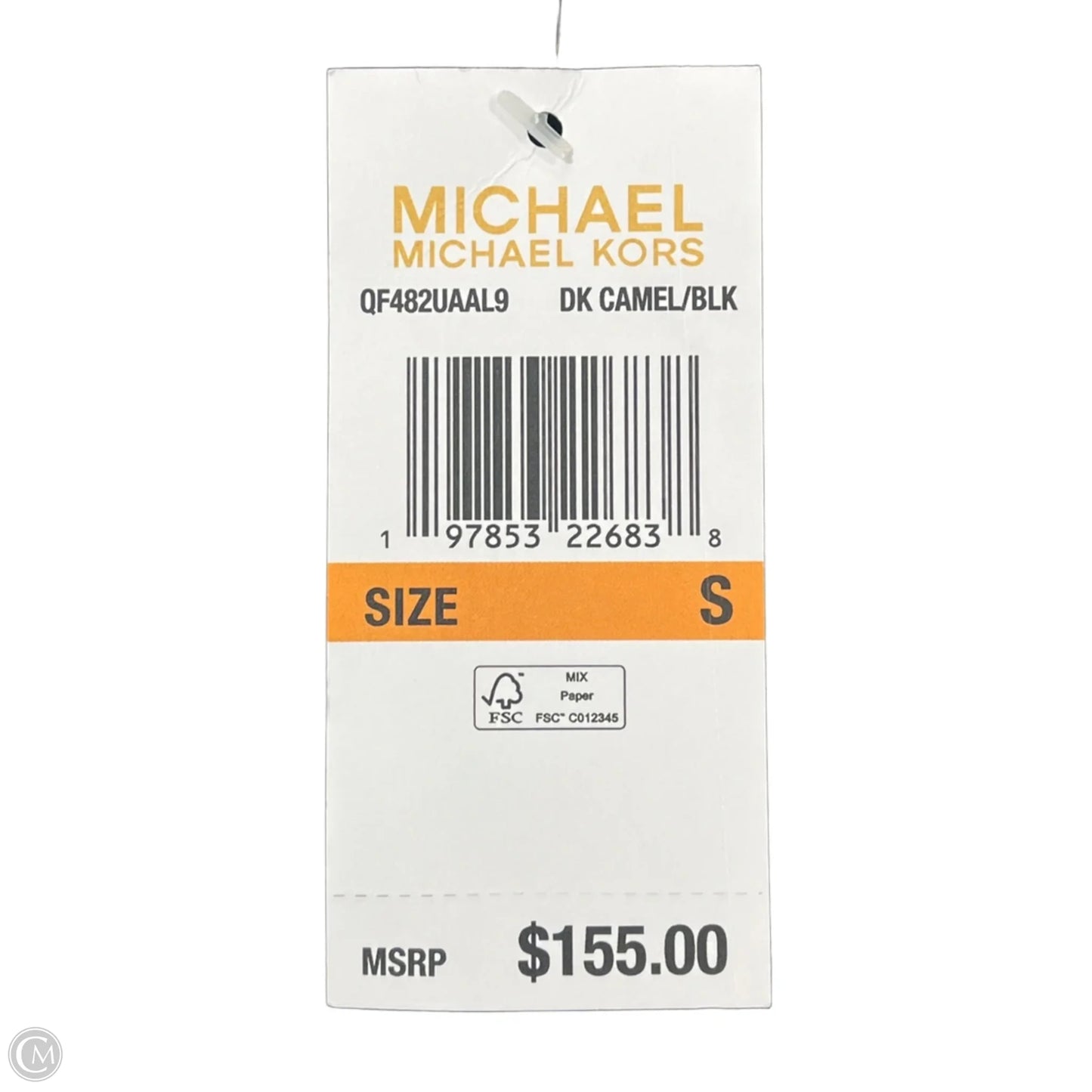 Dress Designer By Michael Kors In Black & Brown, Size: S
