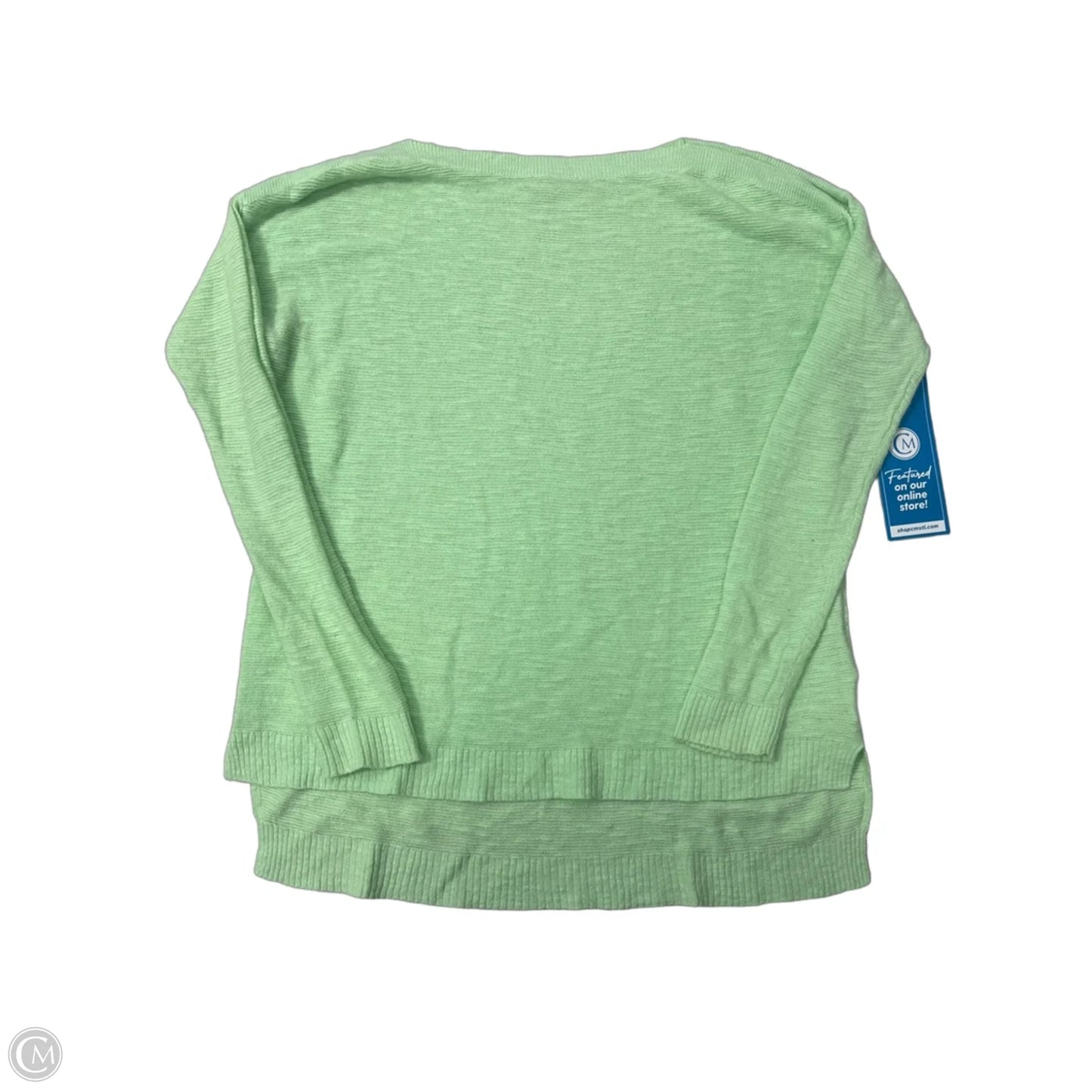 Sweater By Eileen Fisher In Green, Size: Xs