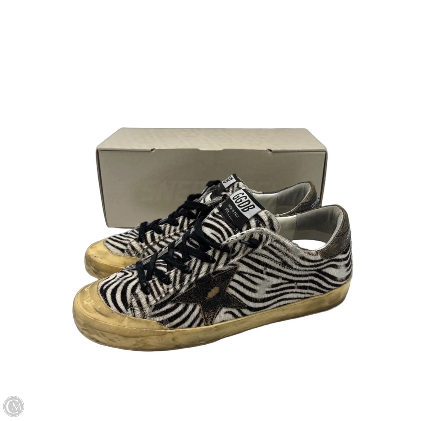 Golden Goose Super-Star Calf Hair Luxury Sneakers, Size: 9 (40)
