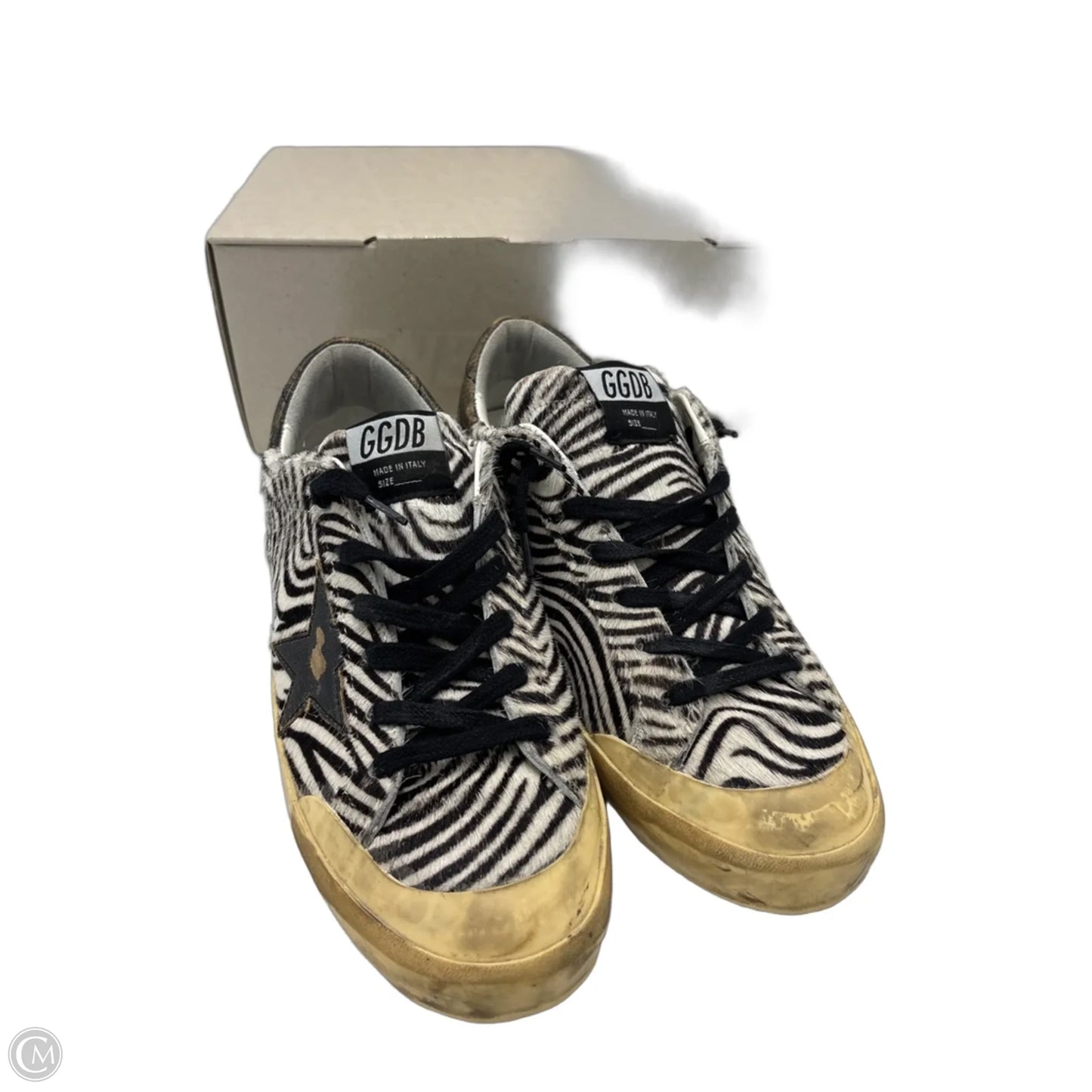 Golden Goose Super-Star Calf Hair Luxury Sneakers, Size: 9 (40)