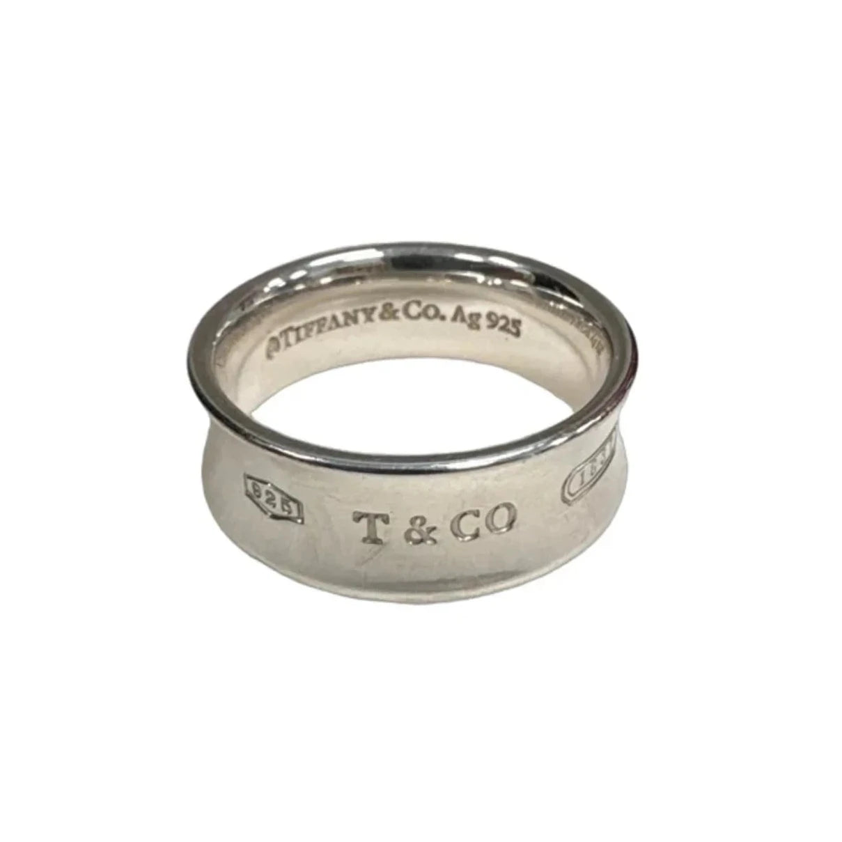 Tiffany & Company 1837 T & Co. 925 Luxury Ring, Size: 6