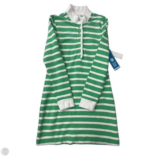 Dress Designer By Lilly Pulitzer In Green & White, Size: L